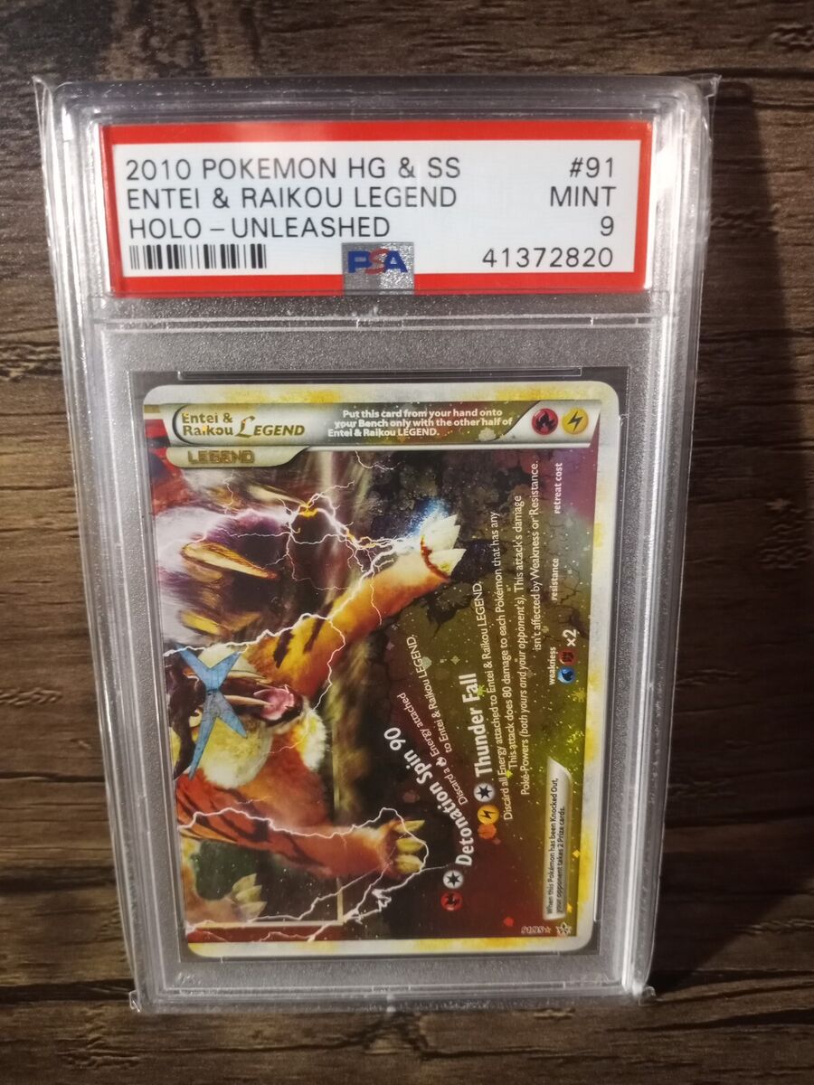 Entei & Raikou 91/95 HGSS Unleashed Holo Legend Bottom Half Entei & Raikou 91/95 HGSS Unleashed Holo Legend Bottom Half