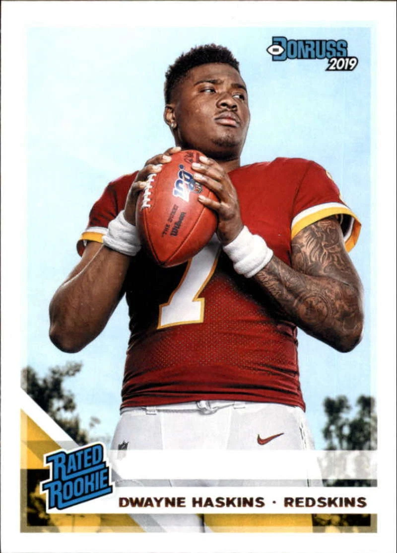 Dwayne Haskins trading card