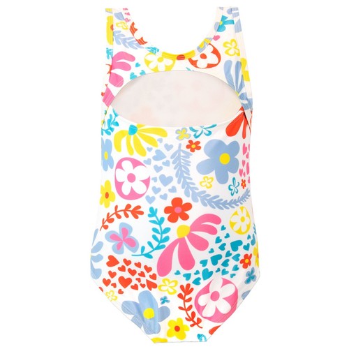 Costume da bagno floreale costume da bagno bambino bambina 3-10 anni fiori - Foto 4 di 4