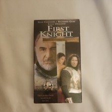 FIRST KNIGHT Sean Connery VHS Tape, COMPLETE/TESTED SEE PHOTOS VHS31