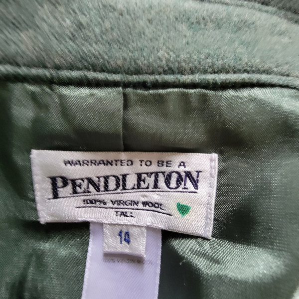 Pendleton 100% Virgin Wool Button Front Jacket Gr… - image 6