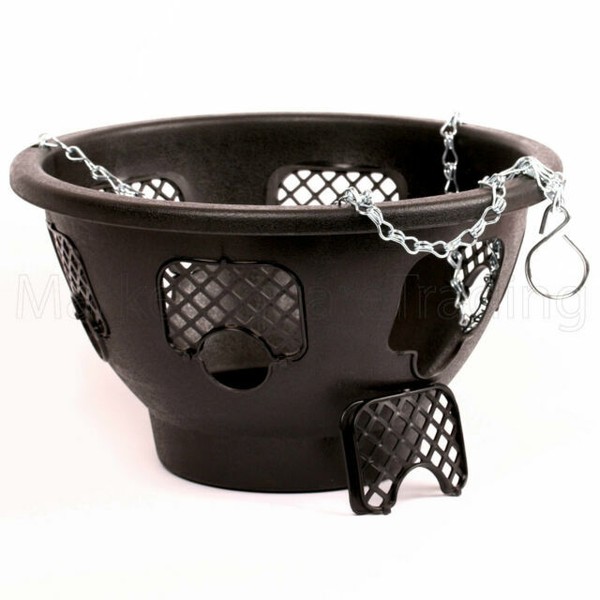 Green Jem Plastic Hanging Basket Black for sale online eBay