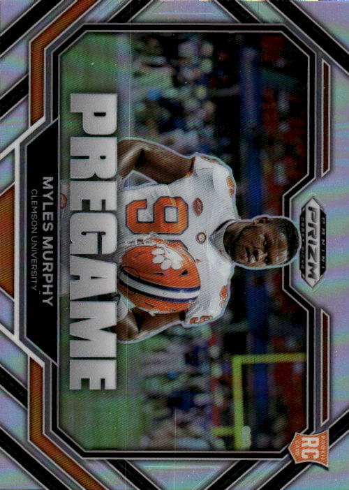2023 Panini Prizm Draft Picks Myles Murphy #PG-14 Pre Game Clemson Tigers 7M