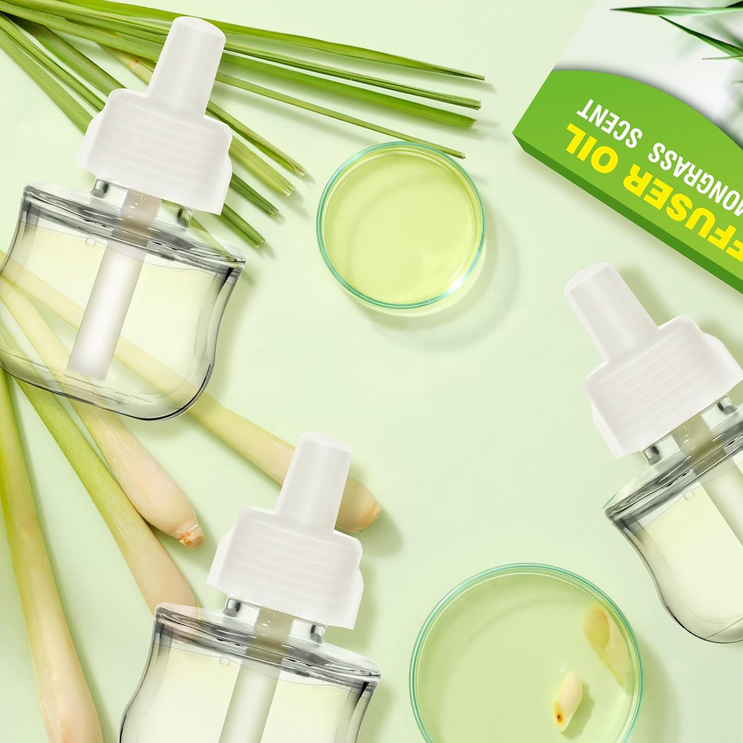 Citronella Plug in Scented Oil Refill, Electric Air Fresheners Refills