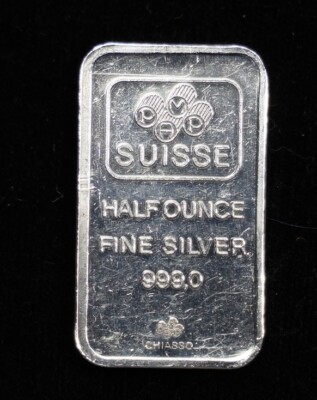 PAMP Suisse Lady Fortuna Switzerland 1/2oz 999 FINE silver bar