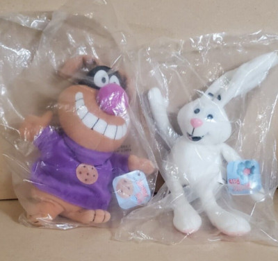 1998 General Mills B&G Breakfast Pals Chip The cookie hound & Trix the rabbit