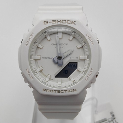 Casio G-Shock One Tone P2100 Series - Crisp White - Dual Display GMA-P2100-7AER