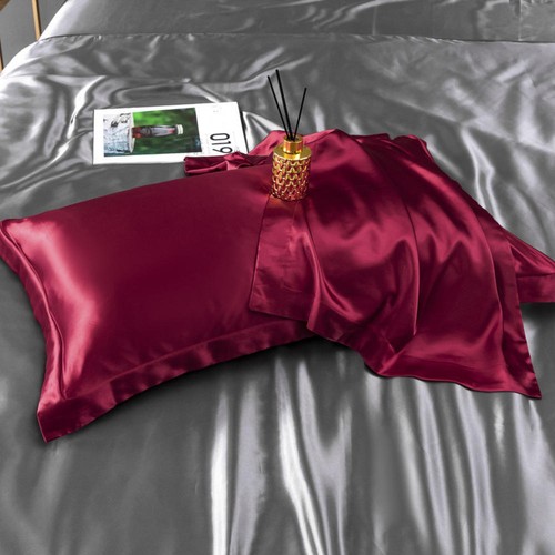 1pc Mulberry Silk Pillow Case 25 Momme Anti-wrinkle Bed Extra Soft Skin-friendly - Picture 15 of 20