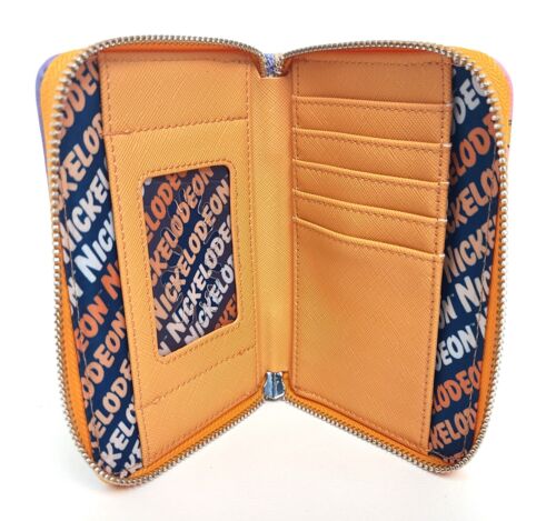 Loungefly Nickelodeon Nick Retro 90s Characters Zip Around Wallet - NEW w/ Tag - Picture 3 of 5