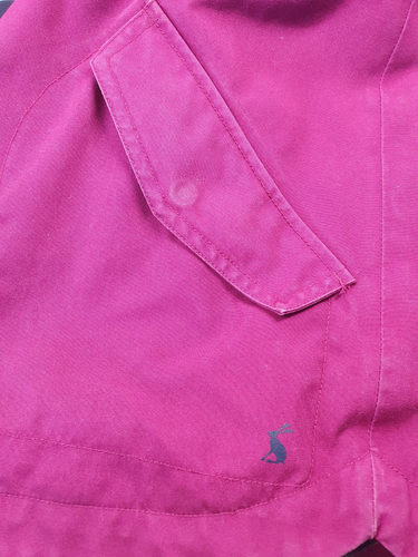 Joules Women’s Coast Rain Jacket Berry Pink Size 10 Waterproof & Breathable - Picture 9 of 16
