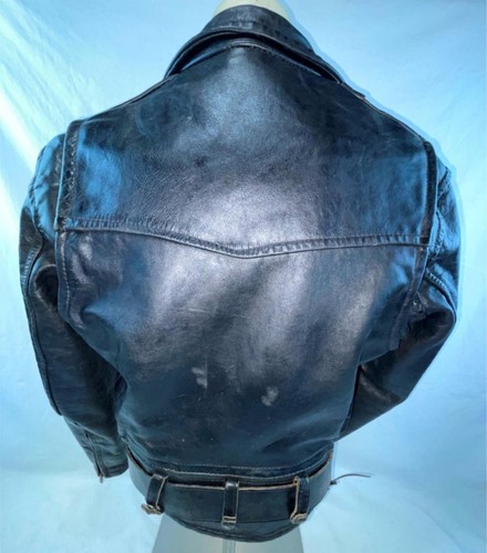 CHAQUETA DE COLECCIÓN AÑOS 50 60 PARA HOMBRES M CAL CUERO MOTOCICLISTA POLICÍA CHP CALIFORNIA - Imagen 17 de 23