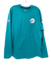 MIAMI DOLPHINS TEAM ISSUED THROWBACK THERMAL LONG SLEEVE SWEATER NEW W/TAGS 2XL