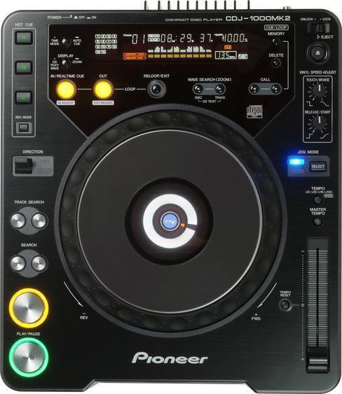 パイオニア CDJシリーズ プロフェッショナルCDプレーヤー ブラック CDJ