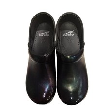 Dansko Professional Clogs Black Iridescent Size 40 New