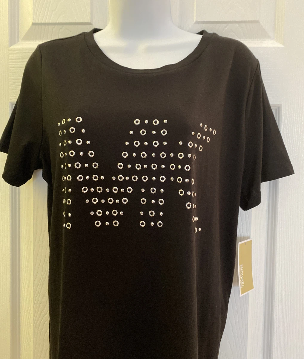Michael kors hotsell shirts womens silver
