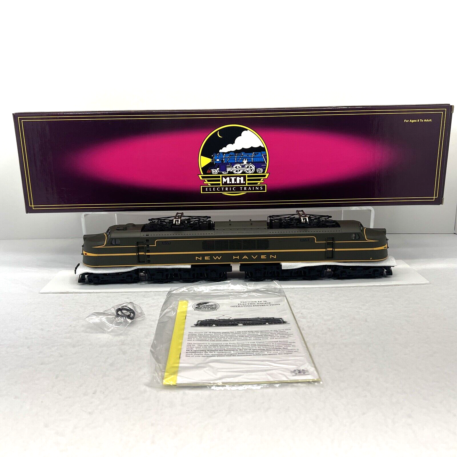 MTH Premier 20-2257-1 New Haven EF-3b Class Electric Engine PS.2 O New BCR #0159