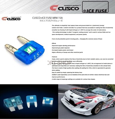 CUSCO + ICE FUSE MINI [ 15A ] 00B 746 MN15 Hoher Wirkungsgrad