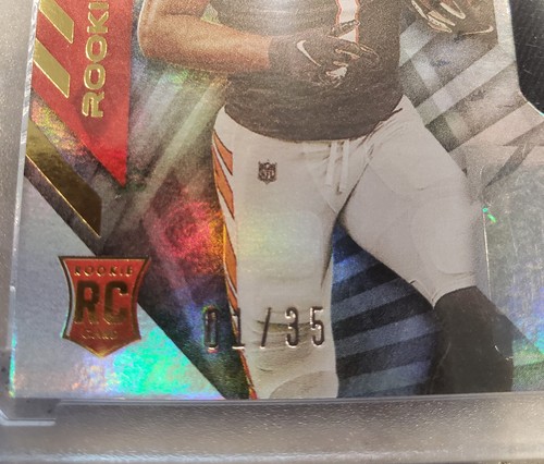 2021 Panini Xr Ja'Marr Chase Rookie Xcellence RPA #'d 1/35 Bengals JERSEY NUMBER - Picture 3 of 3