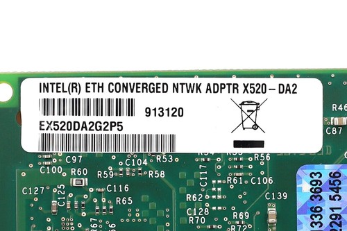 Intel X520-DA2 2-Port 10Gb/s PCIe x8 Converged Network Adapter P/N: EX520DA2G2P5 - Zdjęcie 5 z 5