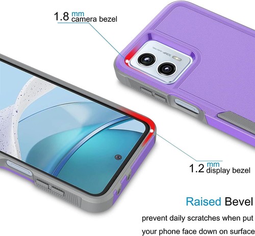 For Motorola Moto G 5G 2023 /XT2313 Shockproof Phone Case Cover + Tempered Glass - Picture 24 of 58