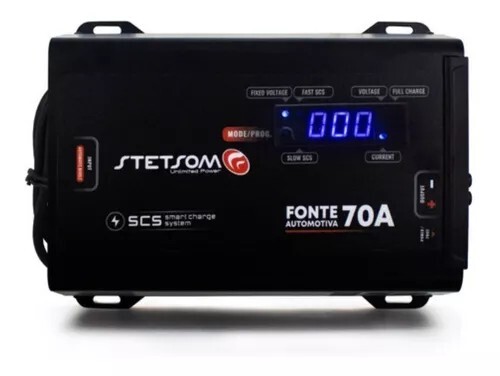 Stetsom Infinite Black Car Audio Power Supply Fonte 70A