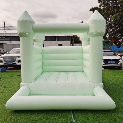 Pink Green Blue Black Kid Inflatable Jumping Castle Bounce Houses With Ball Pool
