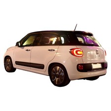 Fanale Fanalino Stop Posteriore Sinistro Sx per Fiat 500L Cornice Cromata Depo - Miniatura 4