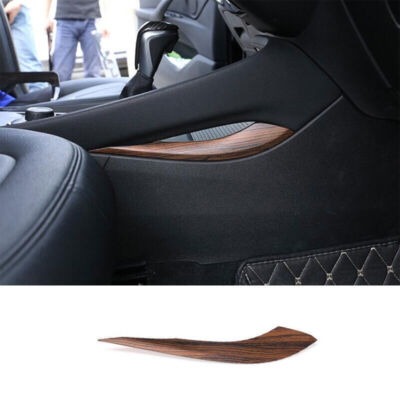 Fit For BMW X2 F39 2018-2021 Wood Grain Gear Shift Right Side Strip Trim 1PCS