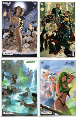 Green Lantern #8 Birds of Prey #6 7 Fire & Ice #6 SWEATER WEATHER Set LOT 2024