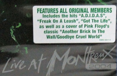 Korn - Live At Montreux Blu-ray Disc, 2004 NEW Concert Performance