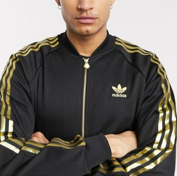 Adidas SST 24K Gold Superstar Track Jacket NWT Unisex Men Adidas SST 24K Gold Superstar Track Jacket NWT Unisex Men