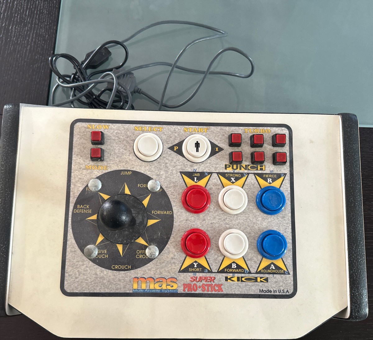 RARE MAS Multi Arcade System SUPER PRO STICK USA For Sega Genesis