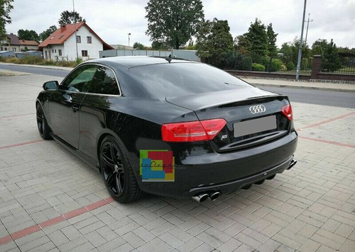 AUDI A5 COUPE SPORTBACK 2007-2011 DIFFUSORE POSTERIORE ABS LOOK S5 SPORT IT - Imagen 4 de 11