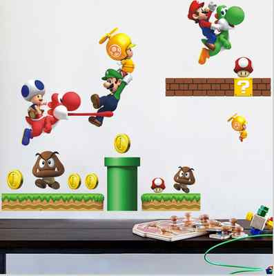 32 Fogli Super Mario Bros Crea Una Faccia Adesivi Fai Da Te Per Bambin