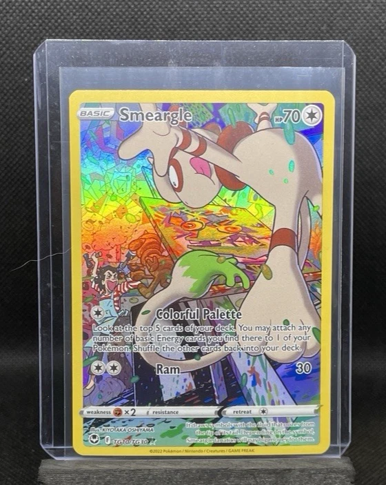 HOLO Smeargle TG10/TG30 NM / M - Silver Tempest Trainer Gallery Pokemon Card