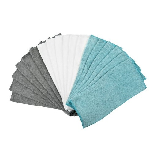 (SET OF TWO 36) Mainstays Microfiber Assorted Solid Colors Dishcloths 18 Piece - Picture 3 of 6