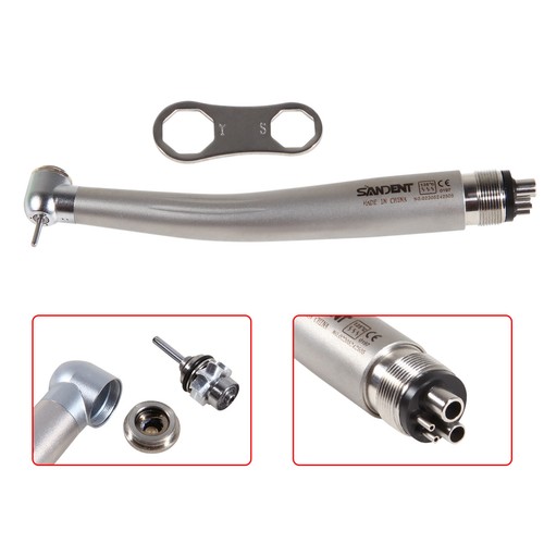 Dental Surgical High Speed Handpiece Air Turbine Push Button 4 Holes NSK Style - Picture 9 of 40