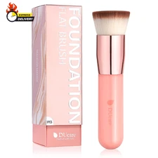Foundation Brush for Liquid Makeup, Self Tanner Brush Flat Top Kabuki Profession