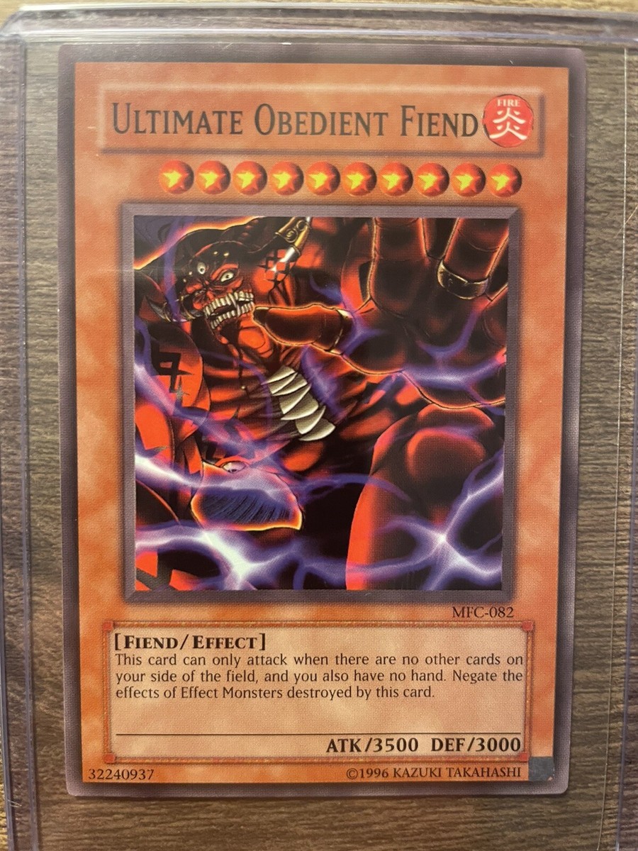 fred meyer yugioh cards Yu-Gi-Oh! TCG Ultimate Obedient Fiend Magicians Force MFC-082 Unlimited Common so let’s kick everything into overdrive Magical Musketeer Doc - Yugioh