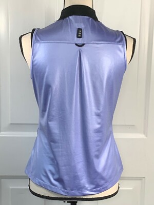 Jamie Sadock Chemise Femme Grand Vert Violet Sans Manches