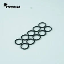FreezeMod Sealed Ring O-Ring for 16mm OD Compression Fitting 10Pcs Black