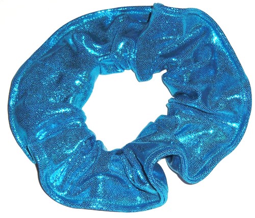 Tela metálica de spandex para el cabello Scrunchies de rojo jerez azul oro rosa - Imagen 12 de 60