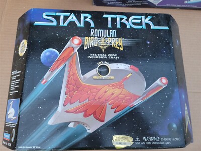 Playmates No. 16126 Star Trek Bird-of-Prey Neutral Zone Incursion Craft - Lot 1