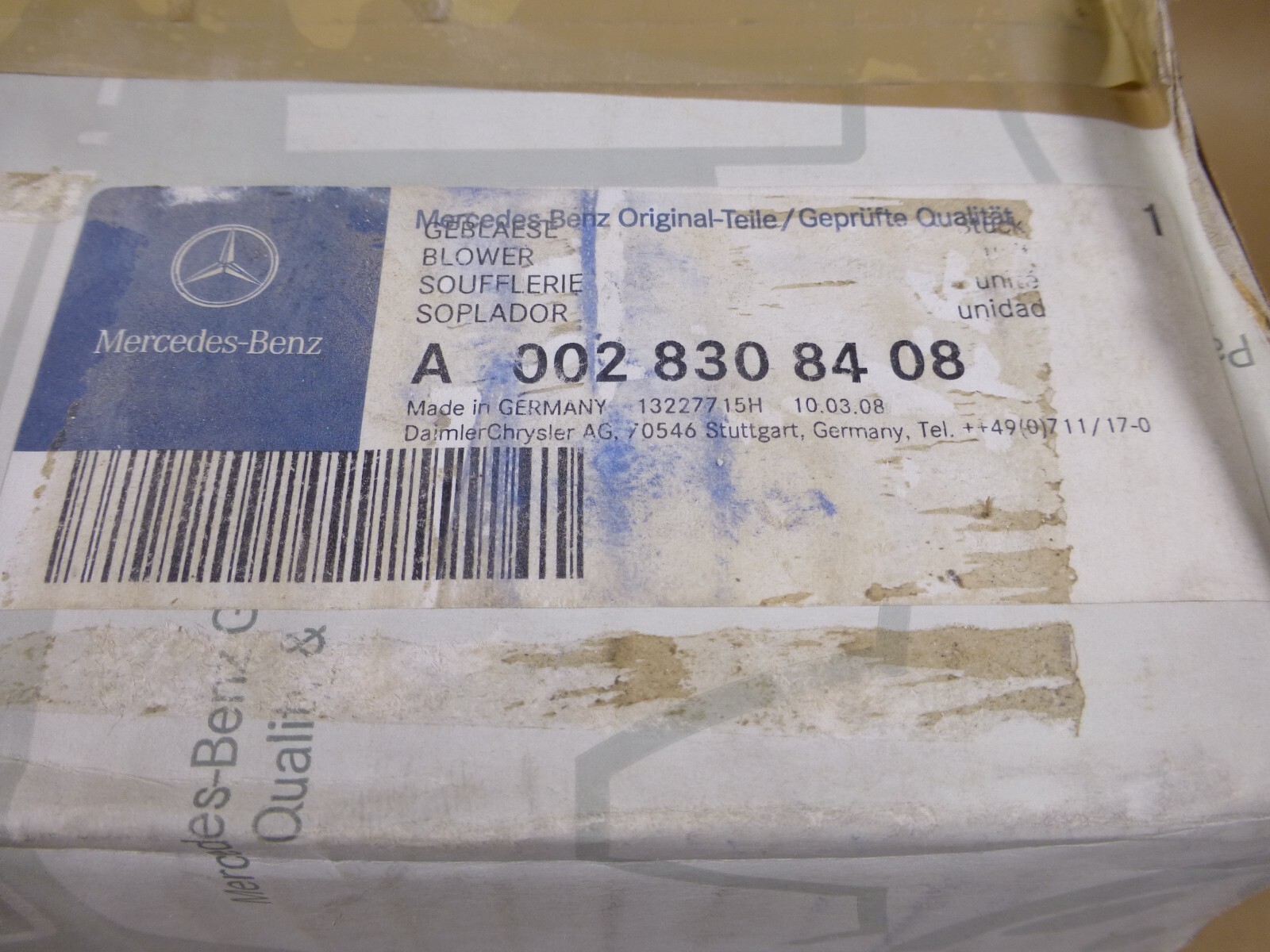 OEM Mercedes Benz A0028308408 Fan Blower For Actros MP2 MP3 *Made  