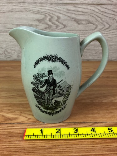 Copeland Spode Squires Green Jug Hunting Gentleman And Dog 5.5" Tall - Picture 3 of 8