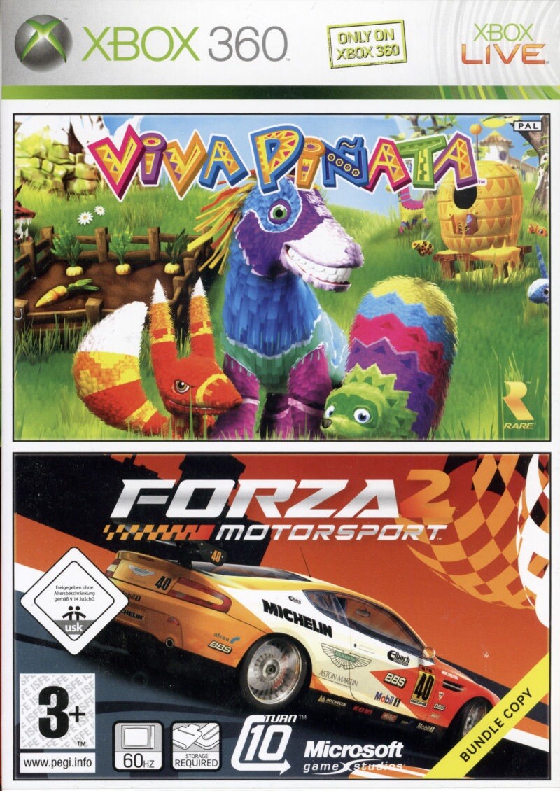 Eventyrer Transportere Nonsens VIVA PIÑATA+FORZA MOTORSPORT 2 BUNDLE/XBOX 360/XBOX ONE/XBOX SERIES X/S - USED | eBay Eventyrer Transportere Nonsens VIVA PIÑATA+FORZA MOTORSPORT 2 BUNDLE/XBOX 360/XBOX ONE/XBOX SERIES X/S - USED | eBay