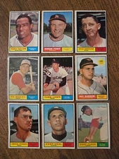 1961 TOPPS BASEBALL YOU PICK # 401 - #532 ****FREE SHIPPING****