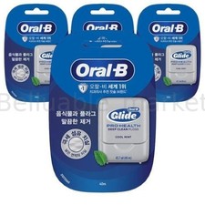 Oral B Glide Deep Clean Floss 40m x 4 Pro Health Cool Mint