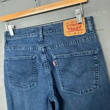 Levis 514 Straight Leg Jeans Boys Size 16 Regular W28 L28 Medium Wash Blue Denim