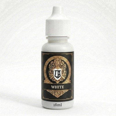 Ludus Bellum Model Paint for Miniatures 18ml Dropper Bottle - White